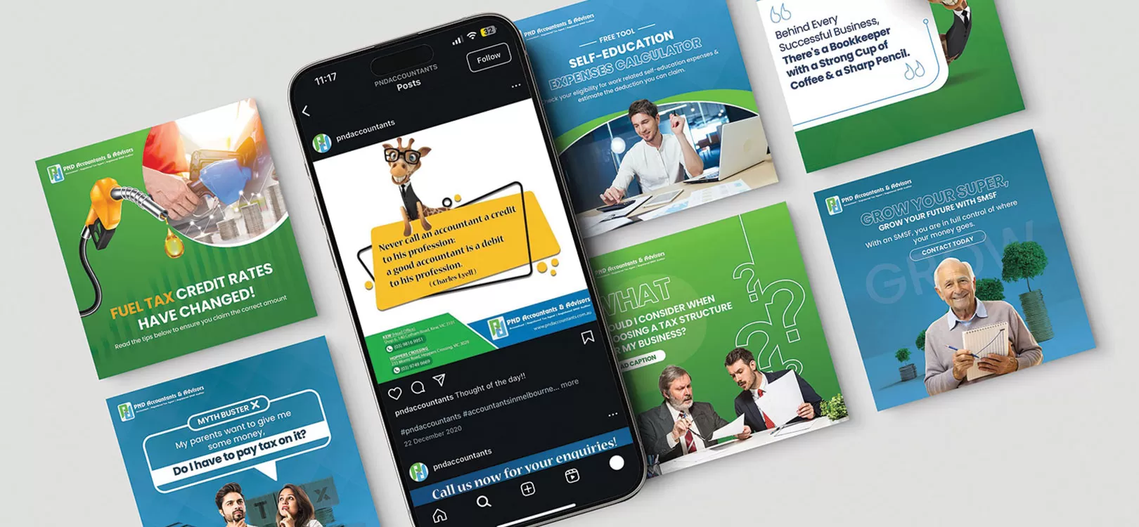 PND Accountants social media marketing case study for a Melbourne accounting firm by Go Click On