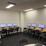 Server rack with UniFi Pro router and network switches for AIAT, installed by Go Click On in Victoria